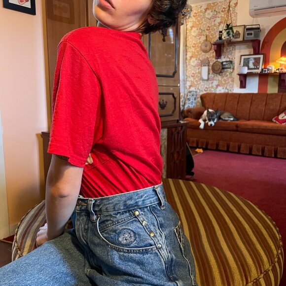 Mac Demarco RARE weird summer print cotton Viceroy pocket tee! - Picture 9 of 14